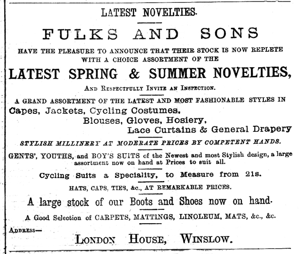 Buckingham Advertiser advert