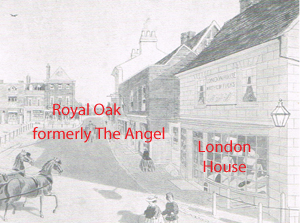 Painting showing London House