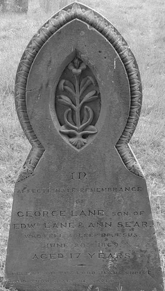 Gravestone of George Lane Sear