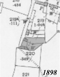 Plan showing the location of the cottages