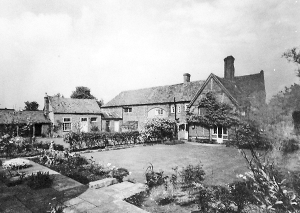 Rear view of house and garden