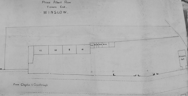 Plan of Prince Albert Row
