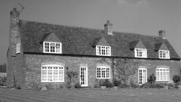 Shipton Farm showing bricks and tiles with dormer windows