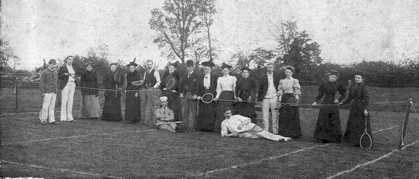 A group of tennis players facing the camera