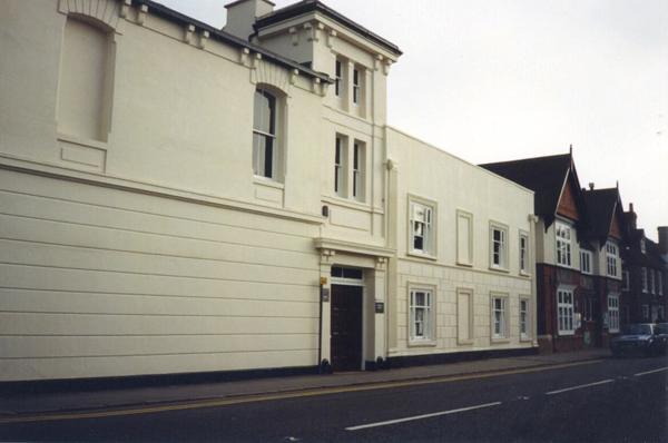 Cream-coloured building