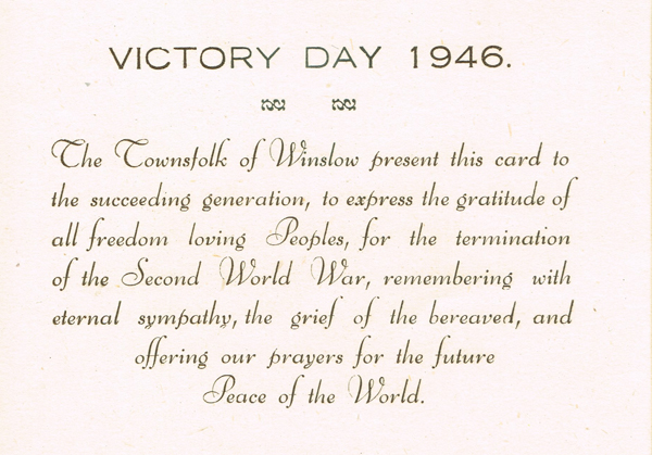 Victory Day card