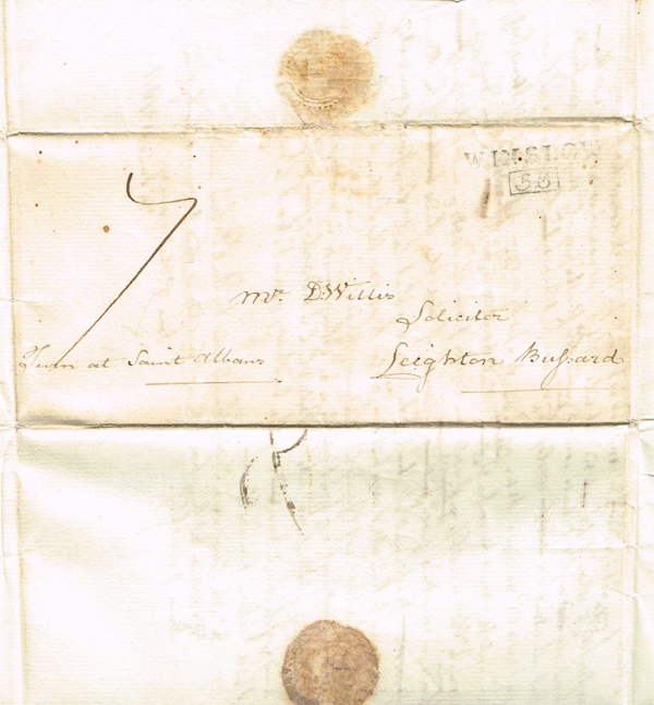 Address of Willis letter