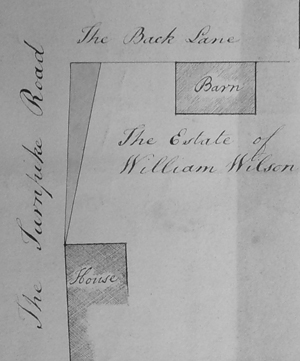 Plan of William Wilson's property
