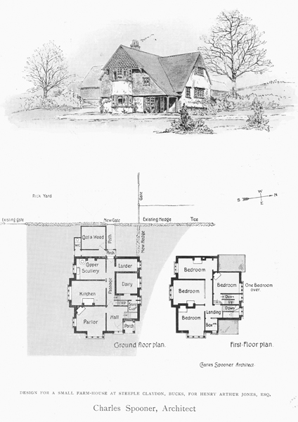 Drawing and plan of Windmill Hill Farm