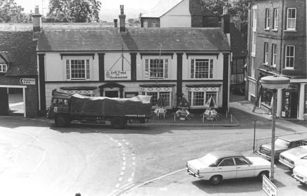 A beer delivery at the Bell