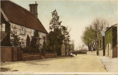 Hand-coloured postcard of Blake House