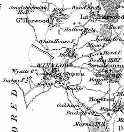 Cottesloe Hundred map
