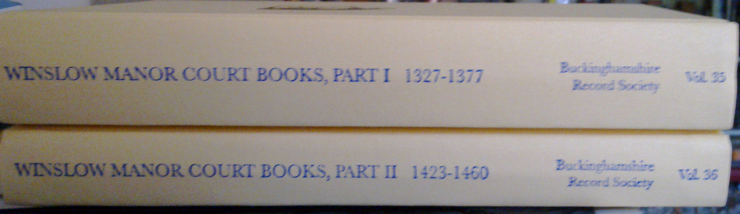 The two volumes