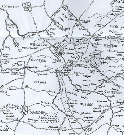 Fortescue map, 1599