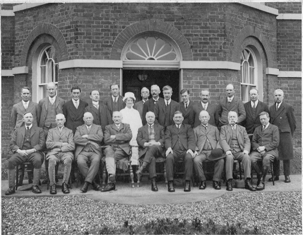 Board of Guardians outside the Master's House