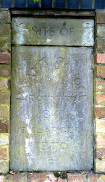 Plaque commemorating the Infants' School