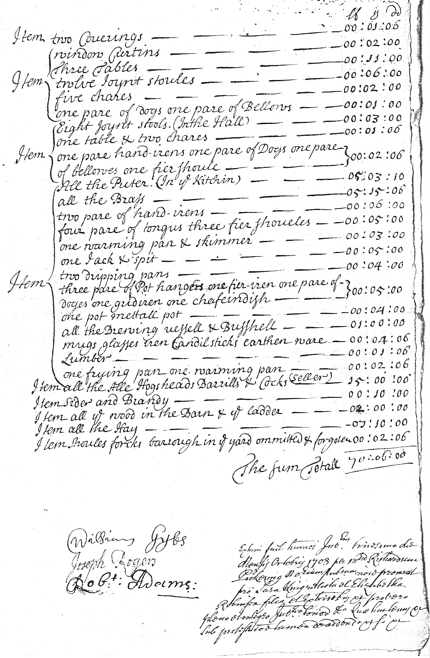 Charles King inventory page 2