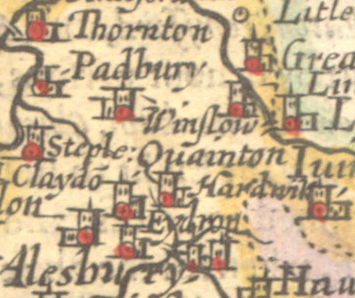 Fortescue map, 1599