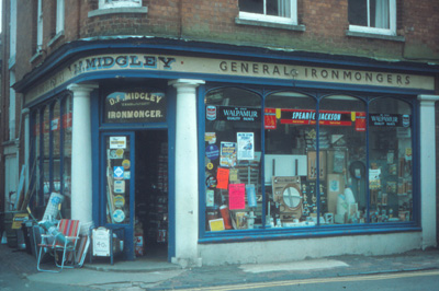 Colour photo of the shop front