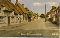 A postcard of Sheep Street (Winslow History, www.winslow-history.org.uk)