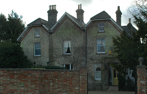 Front view of the Victorian vicarage